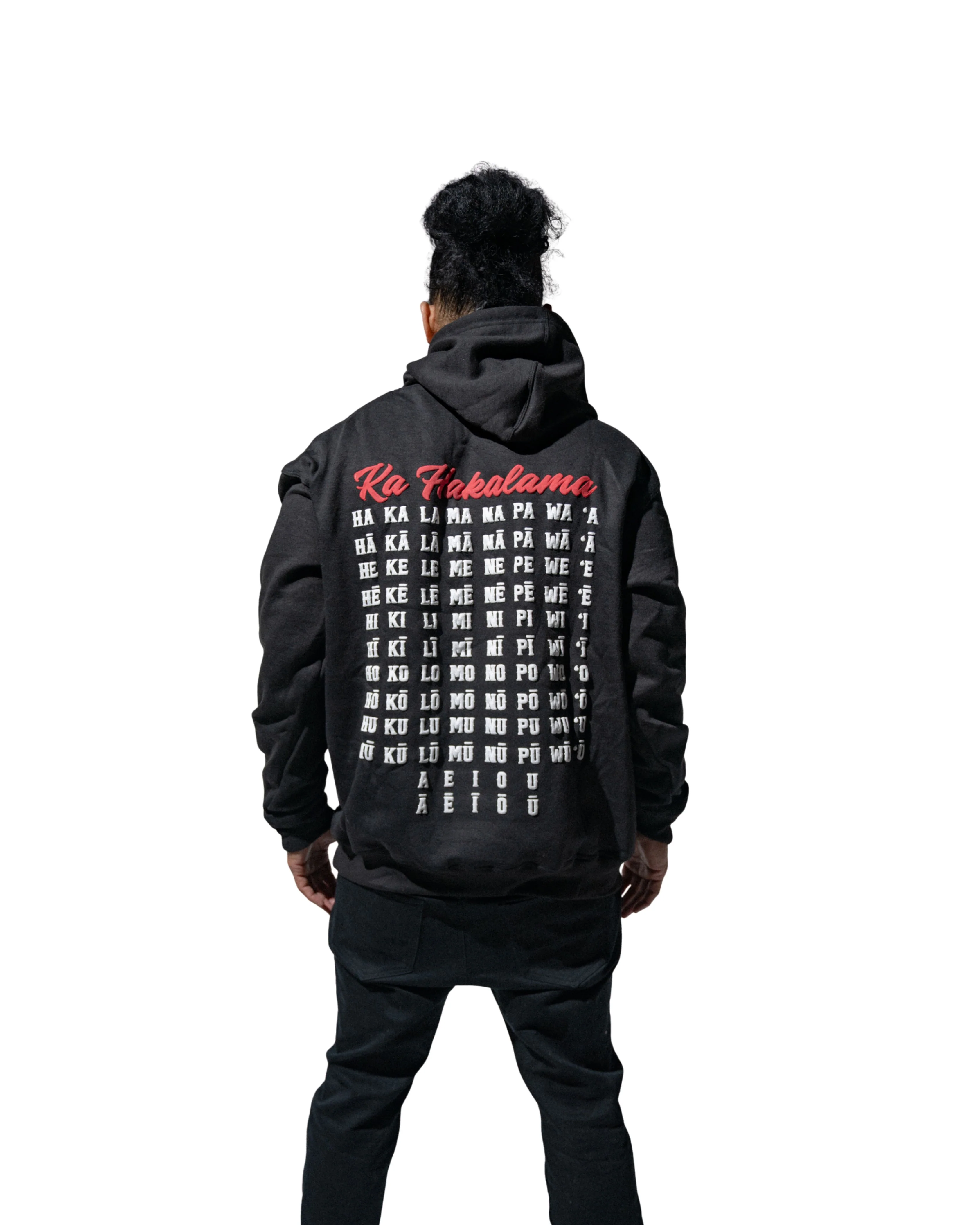 BW ʻŌLELO HAWAII HOODIE - Image 2