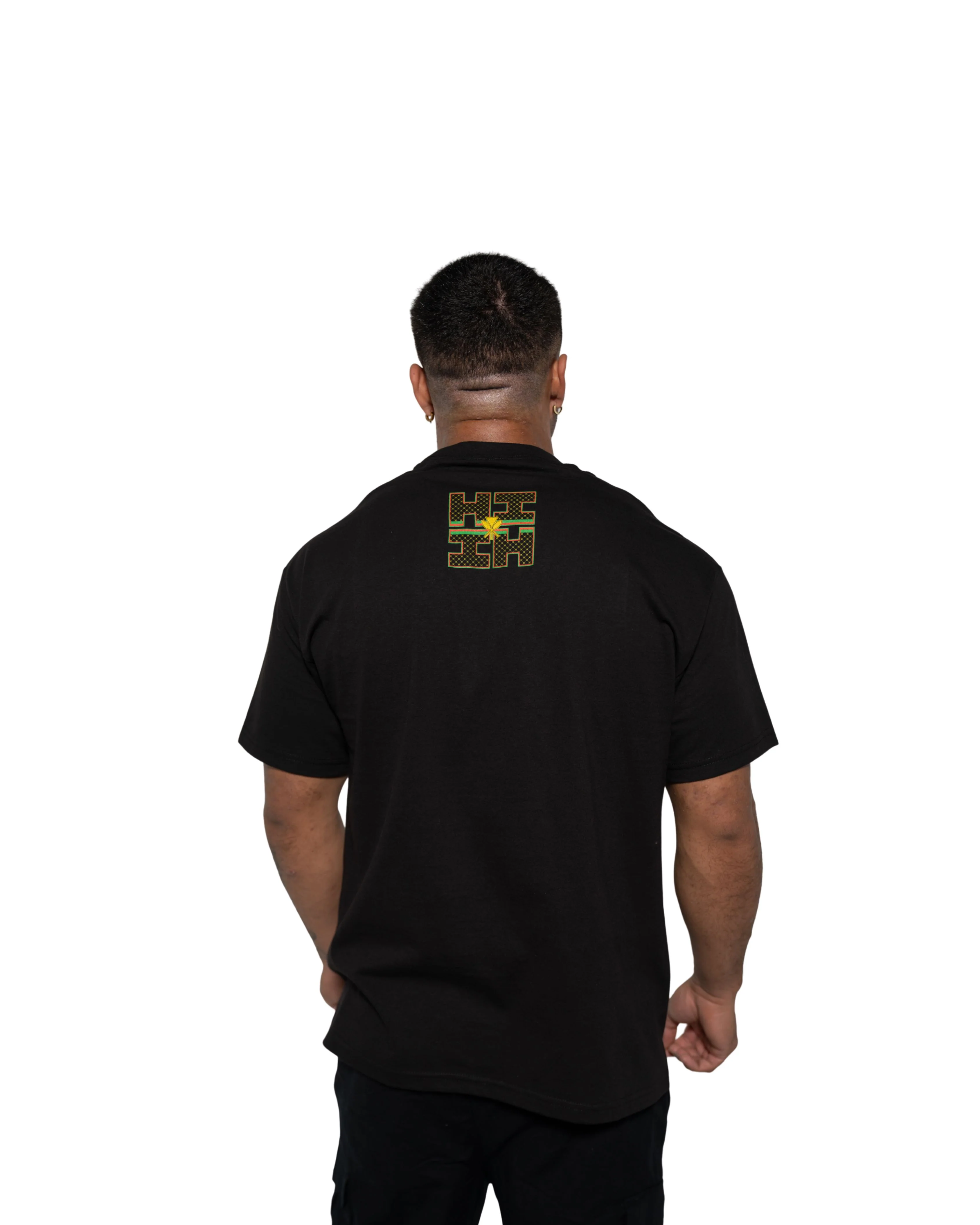 DESIGNER LOGO RASTA T-SHIRT - Image 2