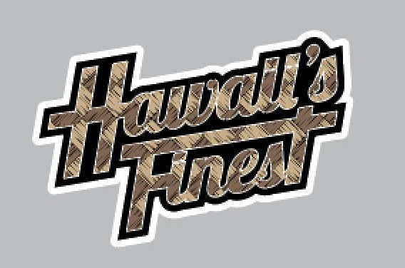FULL COLOR STICKER - LAUHALA SCRIPT