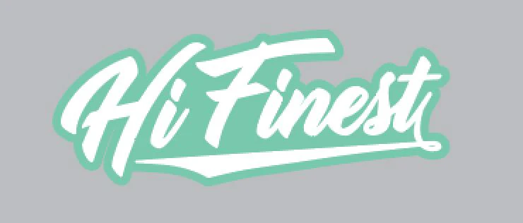 FULL COLOR STICKER - MINT HI FINEST SCRIPT