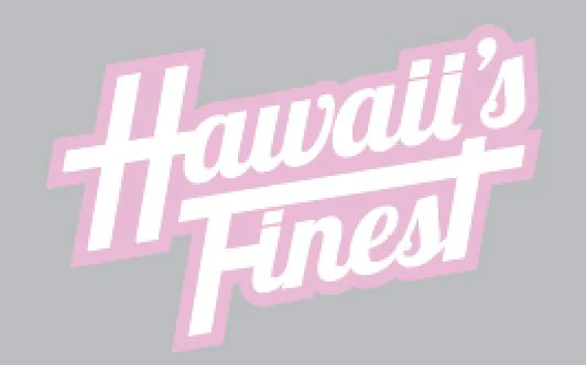 FULL COLOR STICKER - PINK SCRIPT