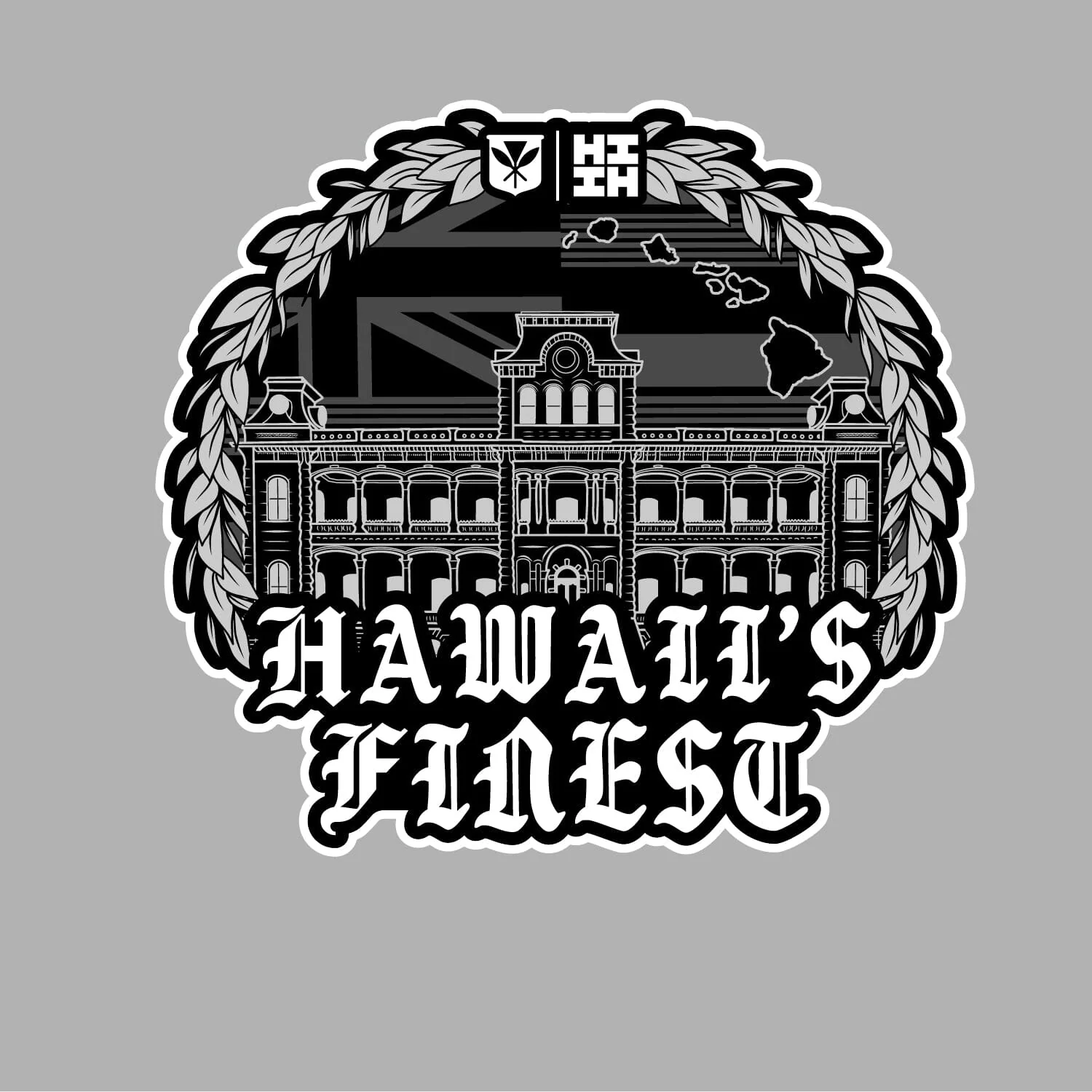 FULL COLOR STICKER - WREATH PALACE