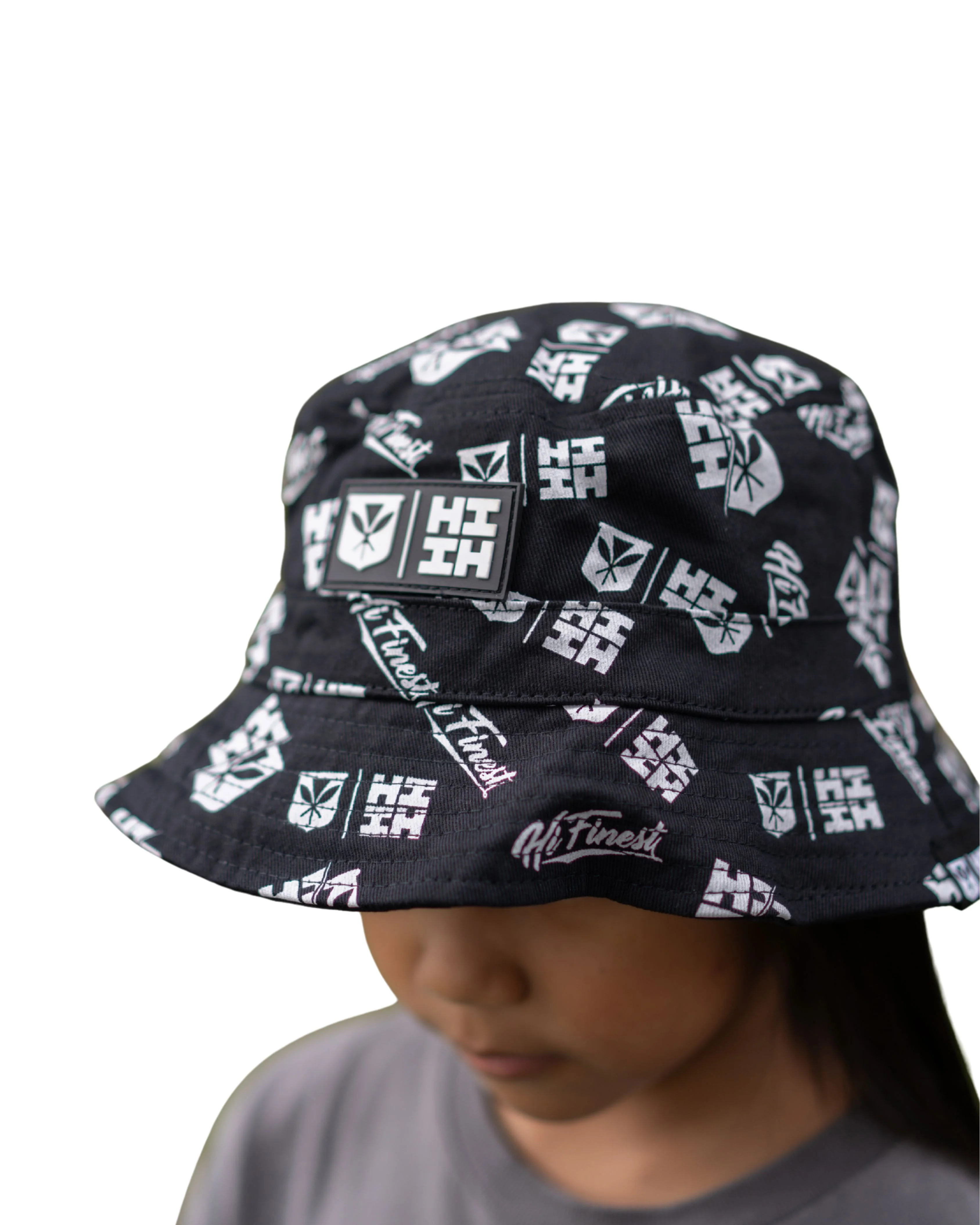 KEIKI BW LOGOS BUCKET HAT - Image 2