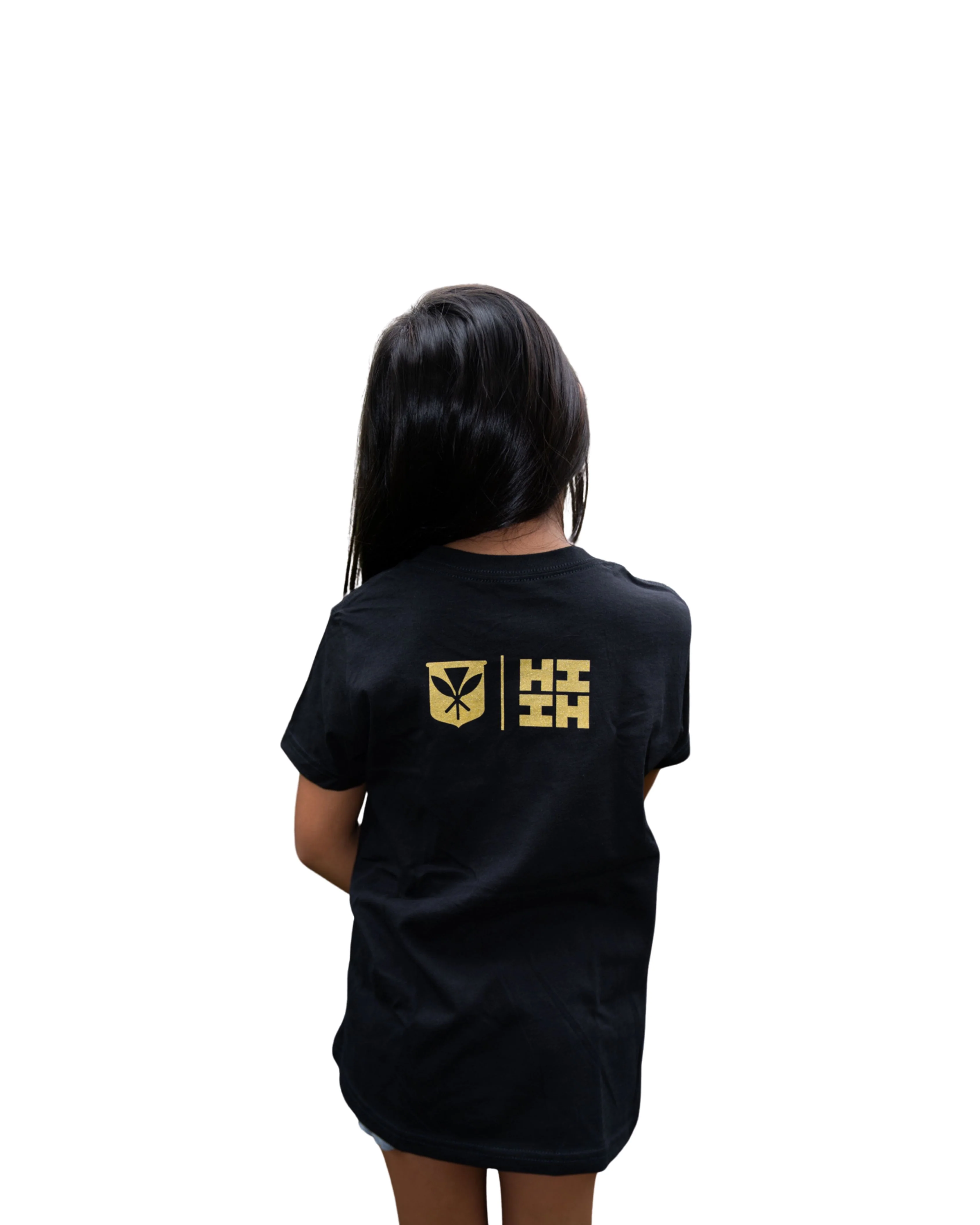 KEIKI LOGO COLLAGE GOLD T-SHIRT - Image 2