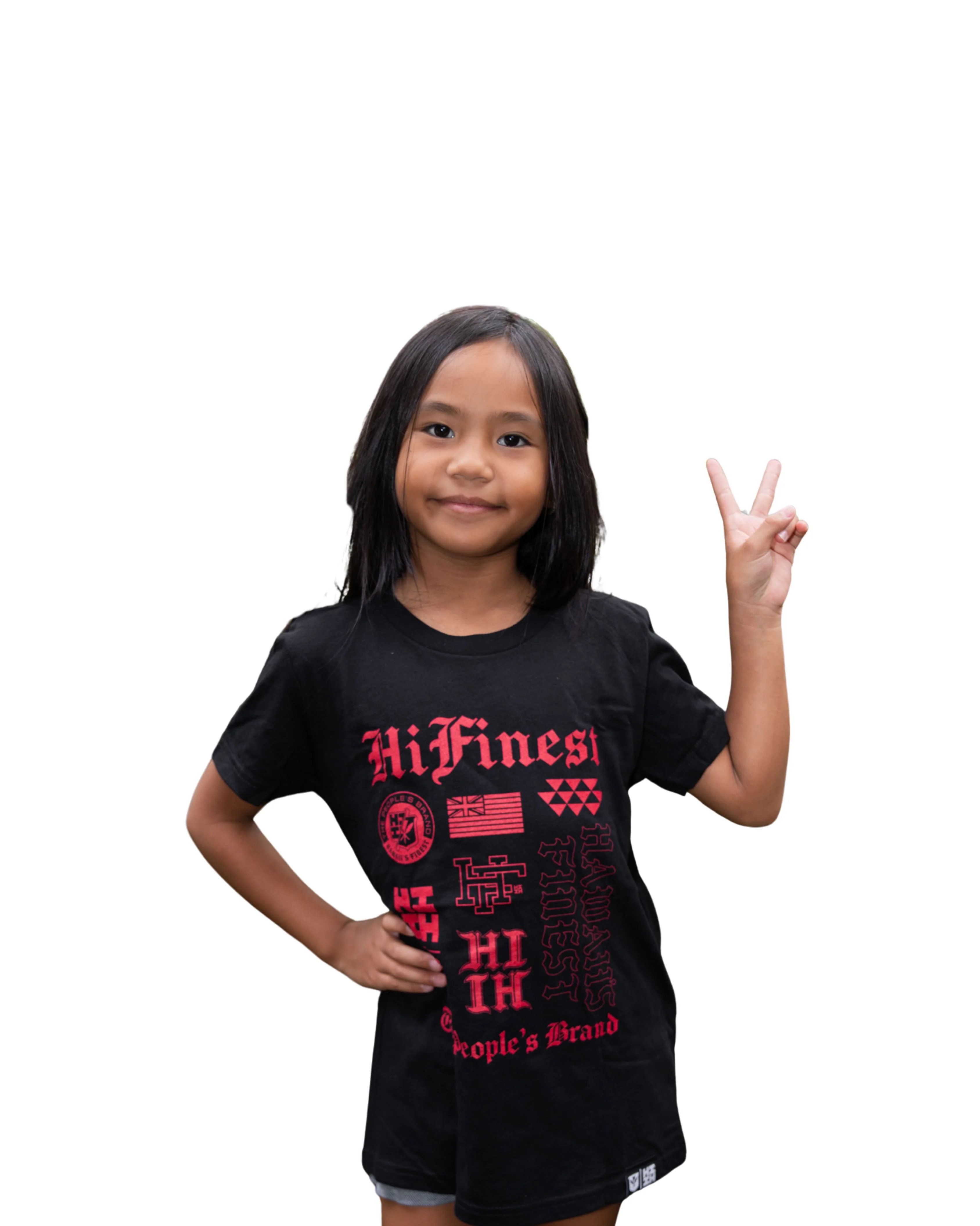 KEIKI LOGO COLLAGE RED T-SHIRT
