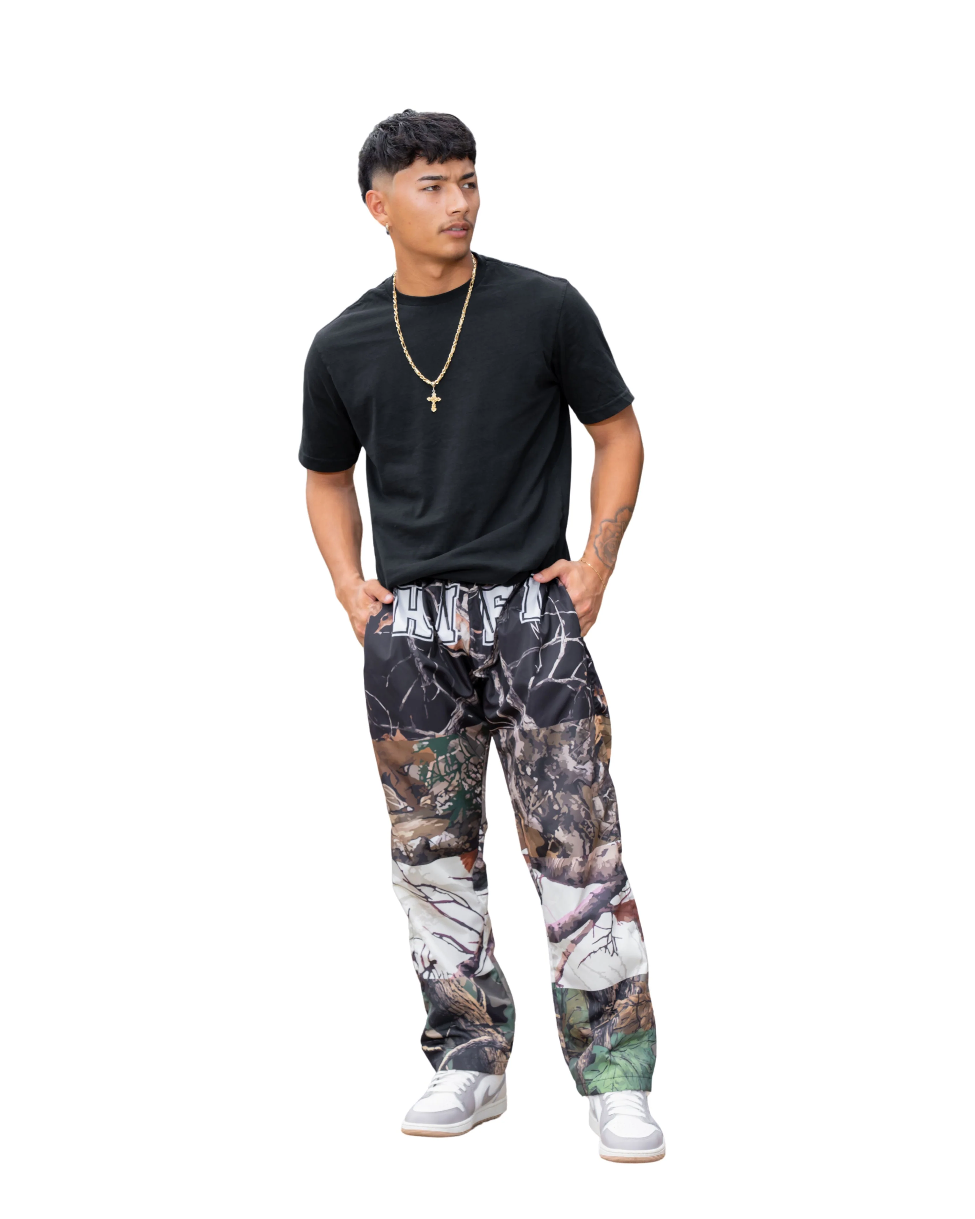 MIX CAMO JOGGERS