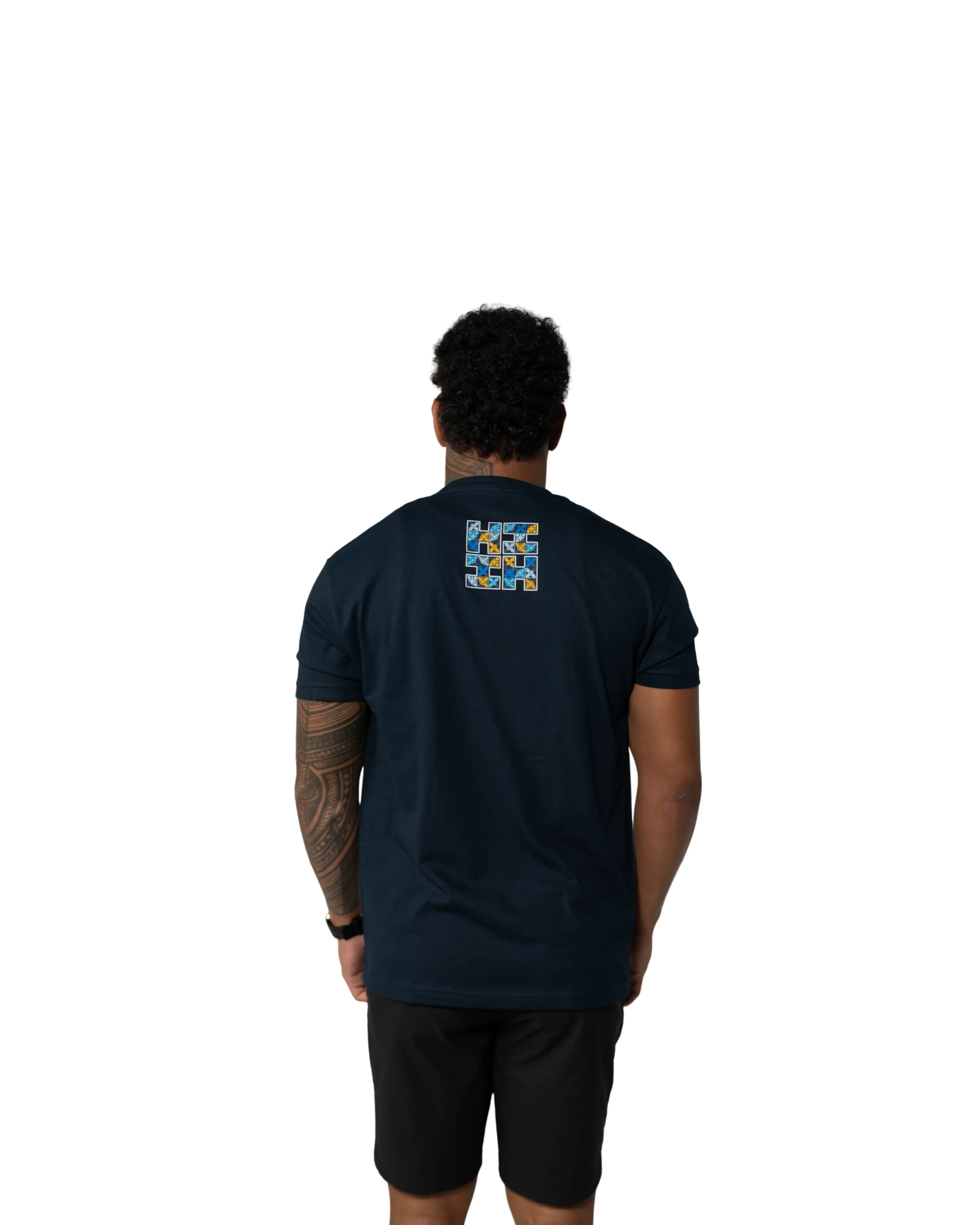 QUILT LOGO NAVY T-SHIRT - Image 2