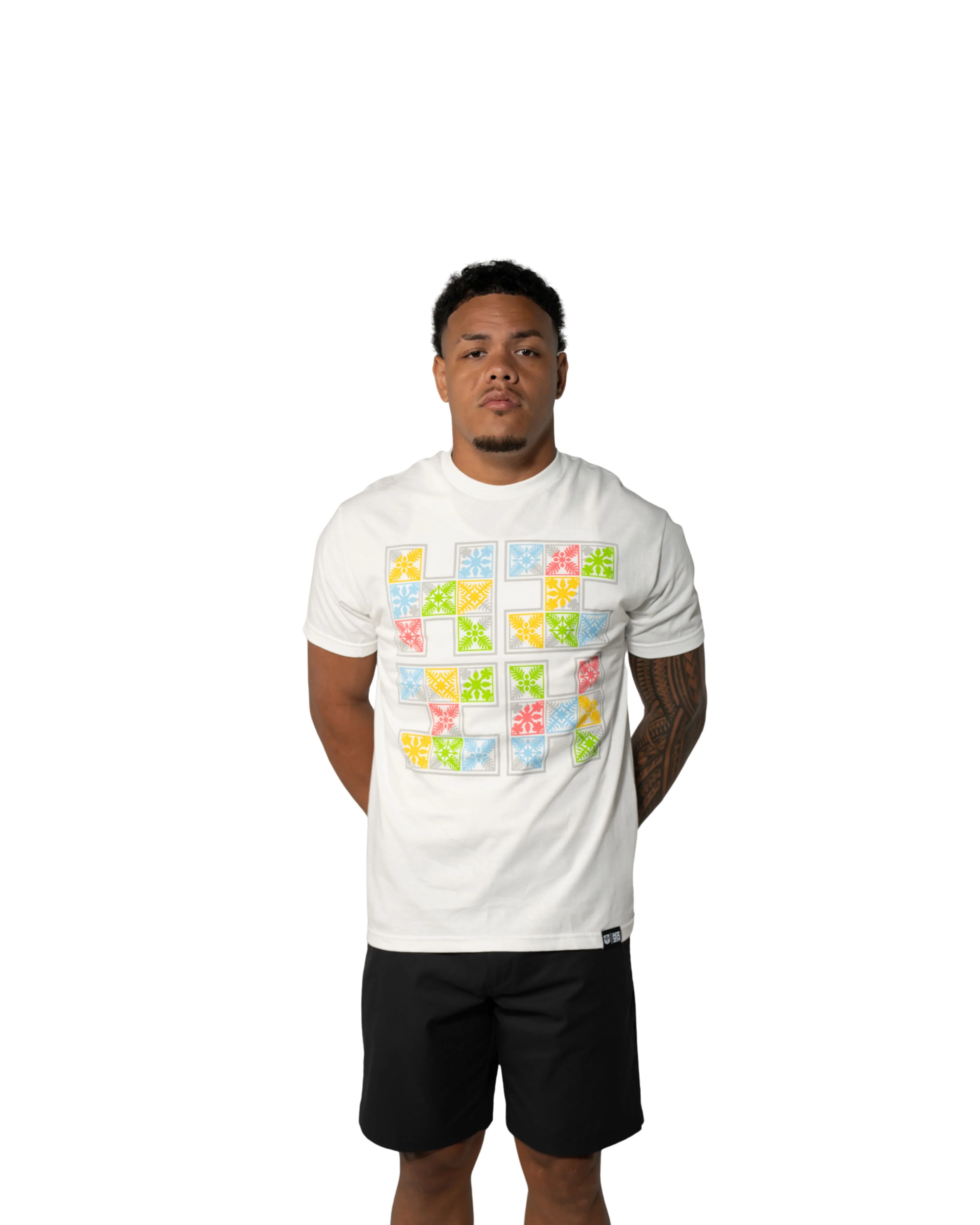 QUILT LOGO WHITE T-SHIRT