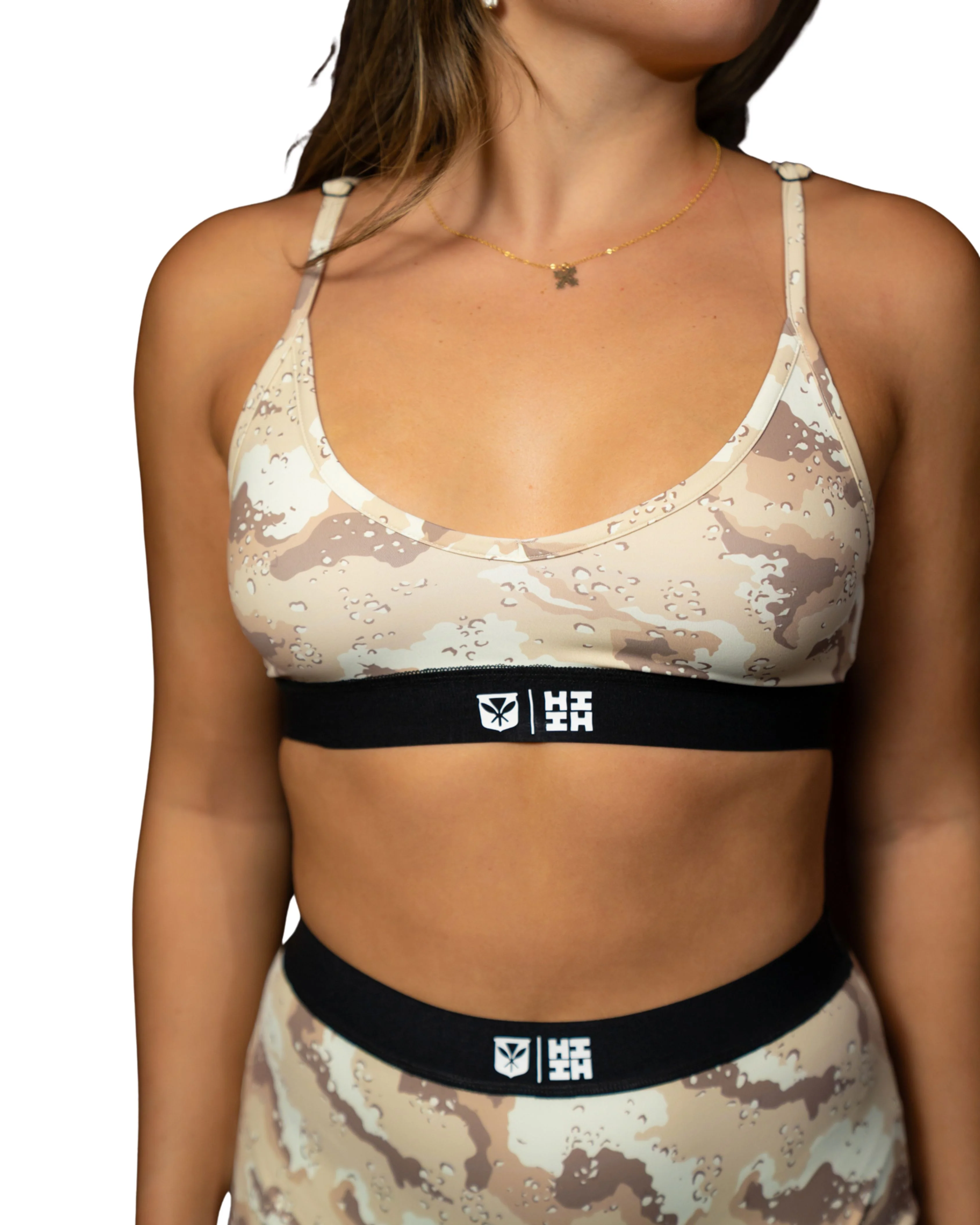 SAND CAMO WOMEN'S BRA - Image 2