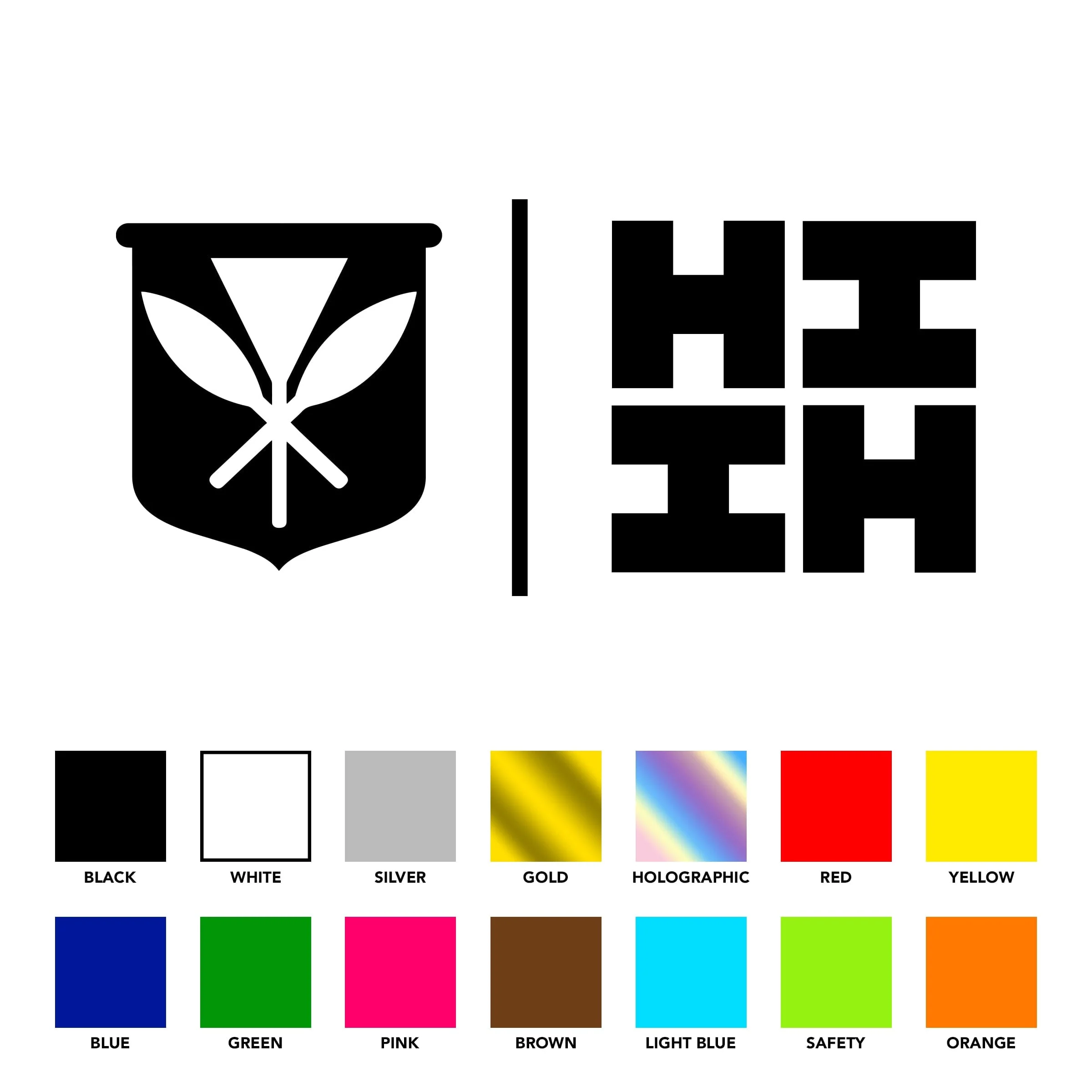 SIMPLE LOGO STICKERS (ALL SALES FINAL)