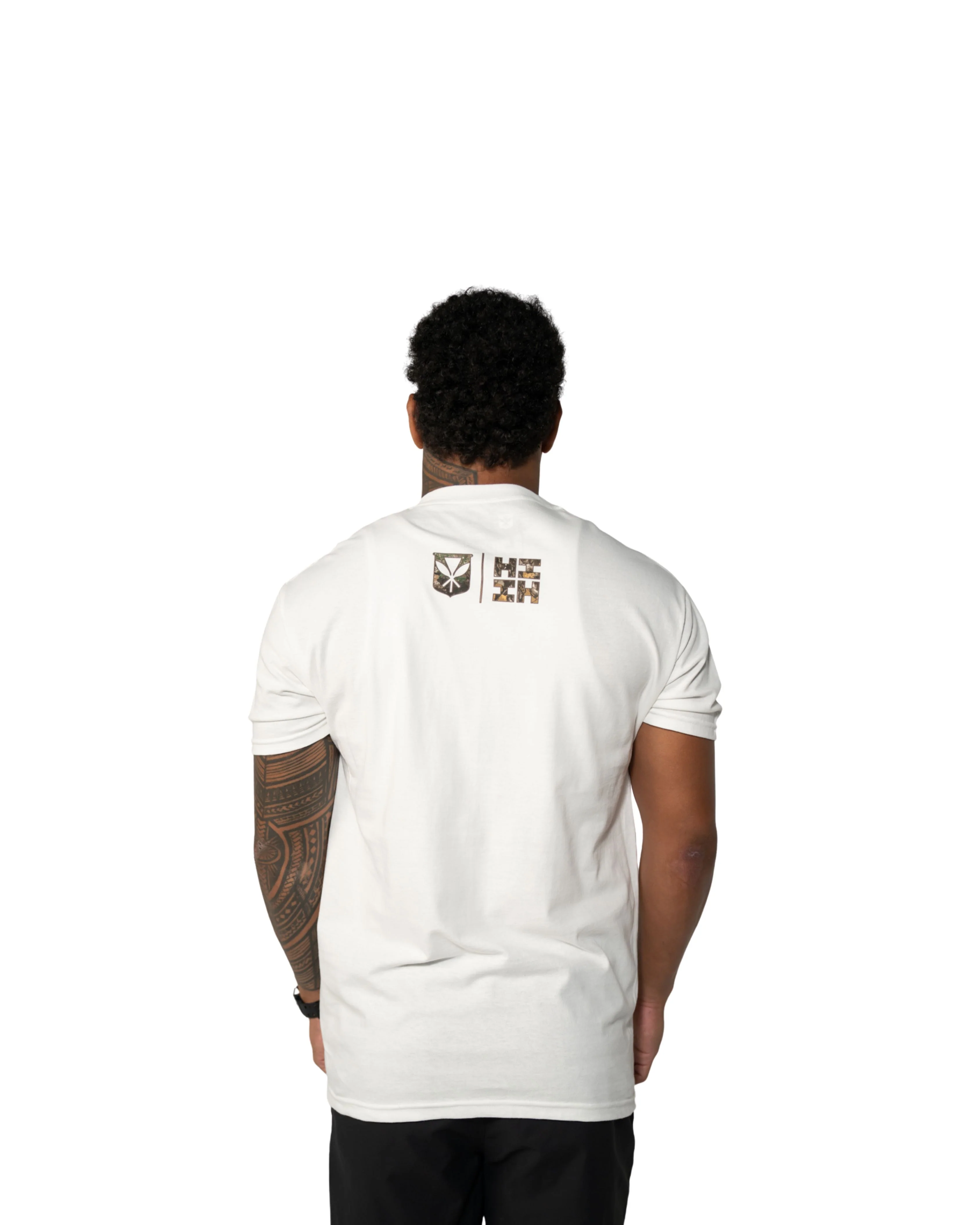 TREE CAMO FLAG WHITE T-SHIRT - Image 2